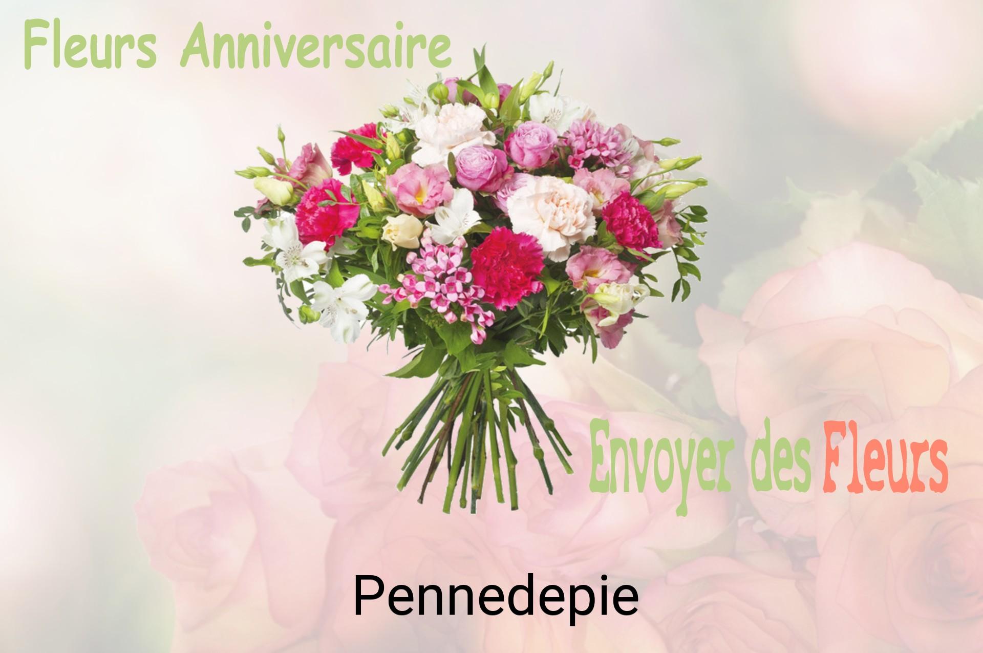 Bouquet de fleurs d’anniversaire livré à Pennedepie
