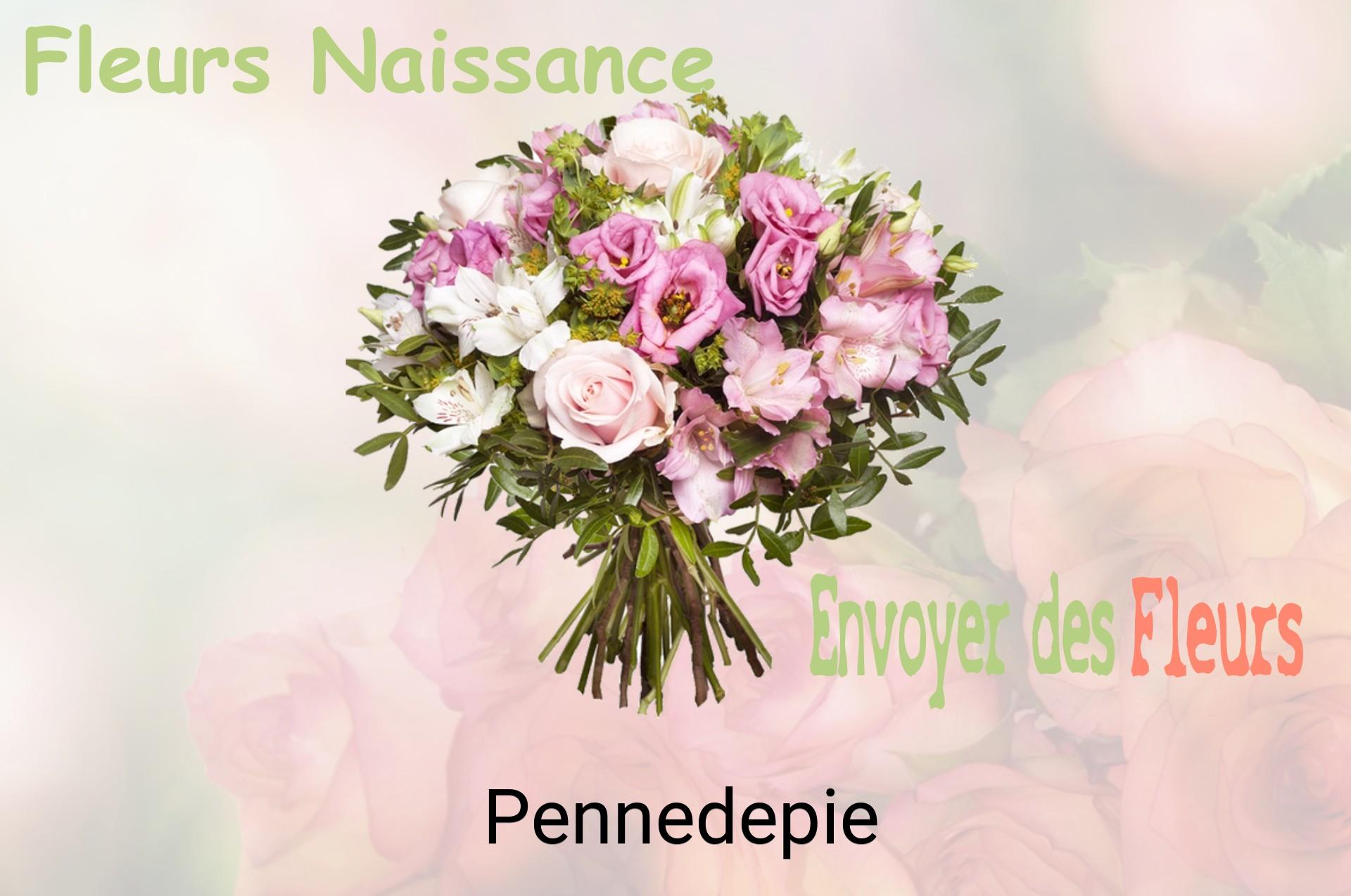 Bouquet de fleurs de naissance livré à Pennedepie